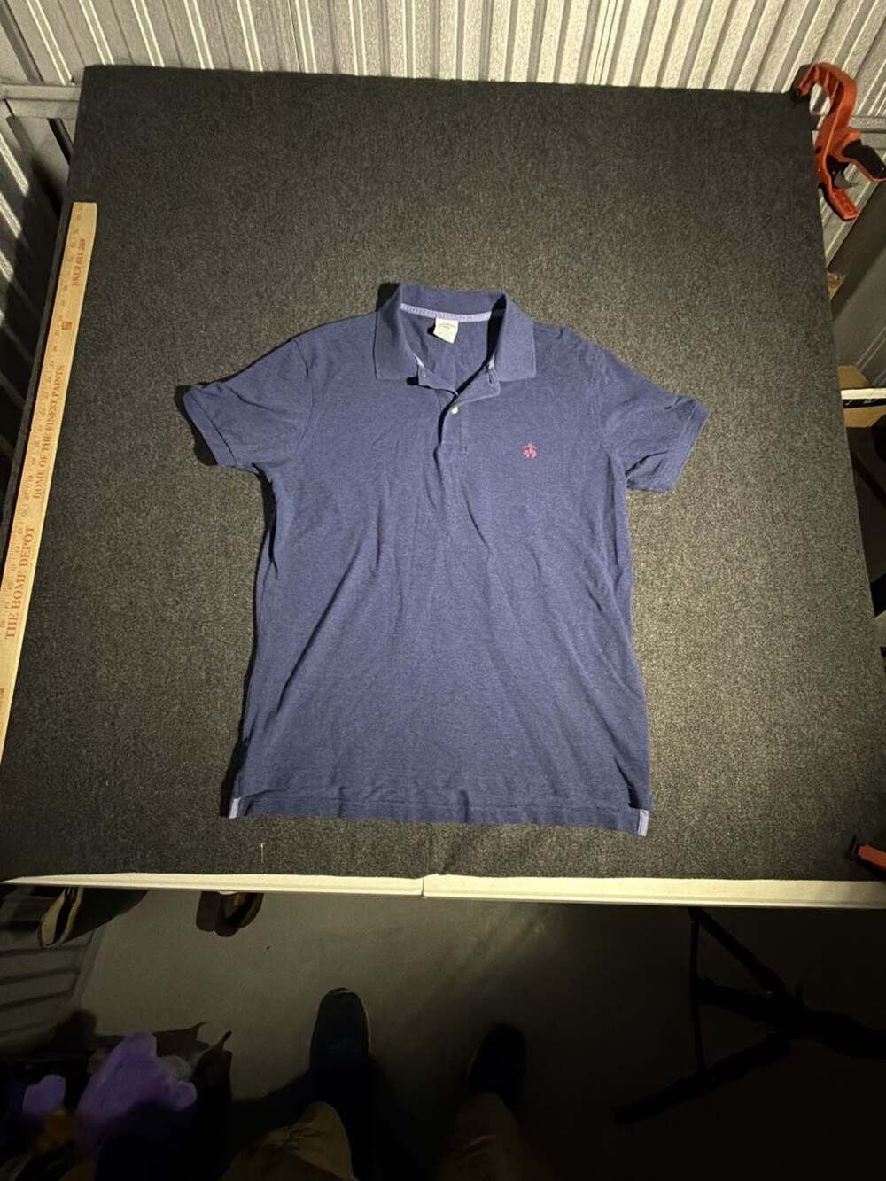 Brooks Brothers 1818 Performance Polo Shirt‎ Slim Fit Navy Blue